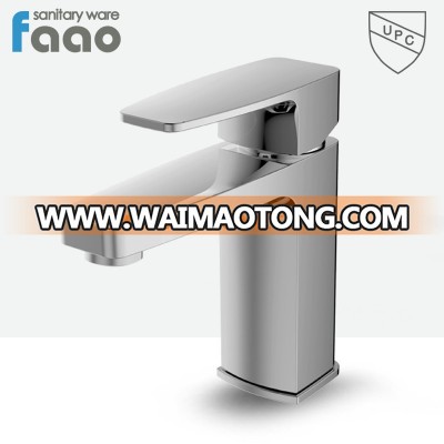 FAAO brass chromed UPC bathroom wash basin faucet