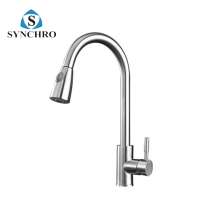 SKL-11027304 Customized kitchen sink faucet stainless steel 304 pull down kitchen faucet