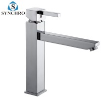 SKL-1482A 2016 Chrome brass single handle mixer tap bathroom faucet